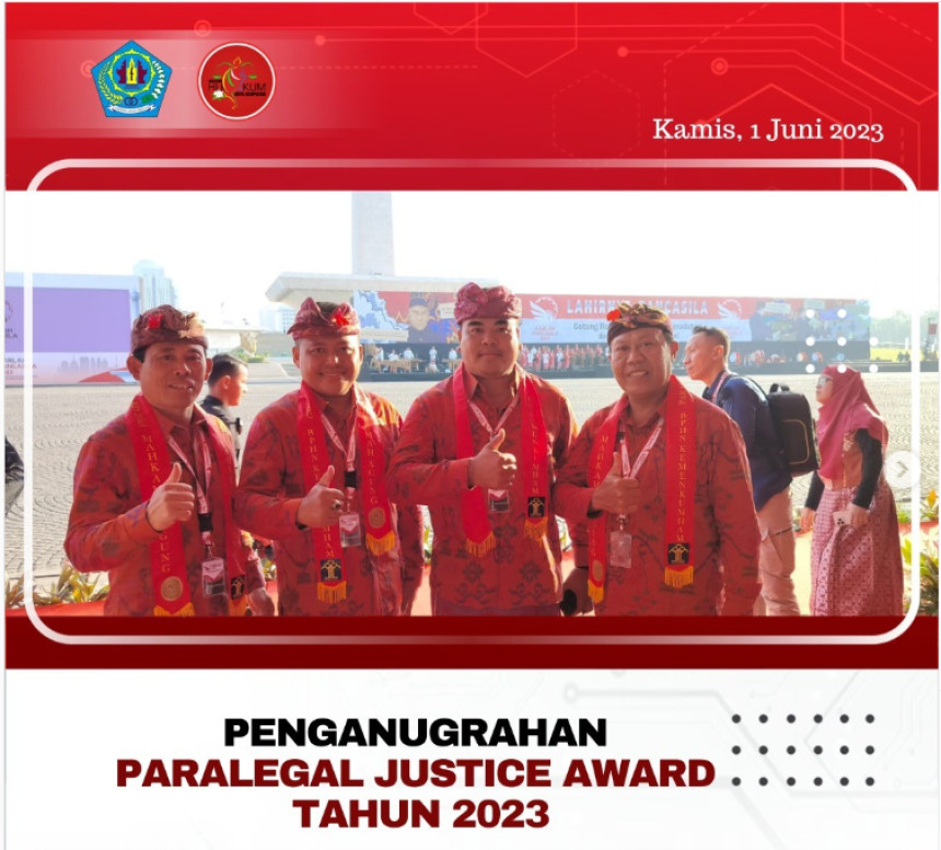 PENGANUGRAHAN PARALEGAL JUSTICE AWARD TH. 2023g